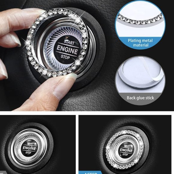 8pc Paw Print Interior Car Accessories Set - Picture 6 of 8